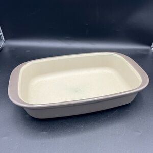 Pampered Chef Rectangular Baker 6" x 9" 1 QT Graystone Glazed Stoneware